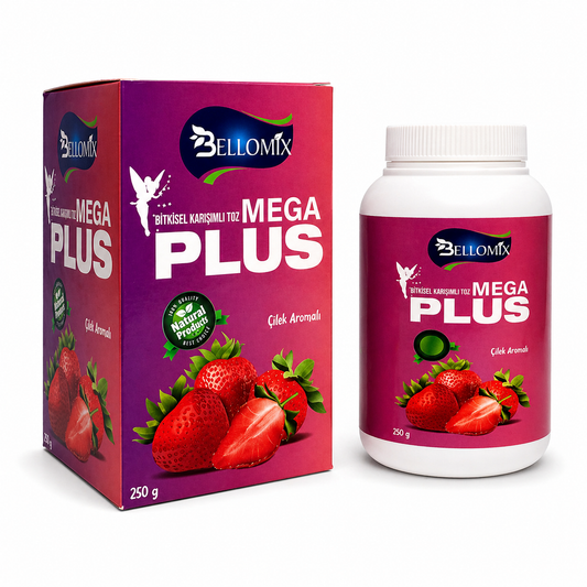 Bellomix Mega Plus Strawberry Herbal Powder