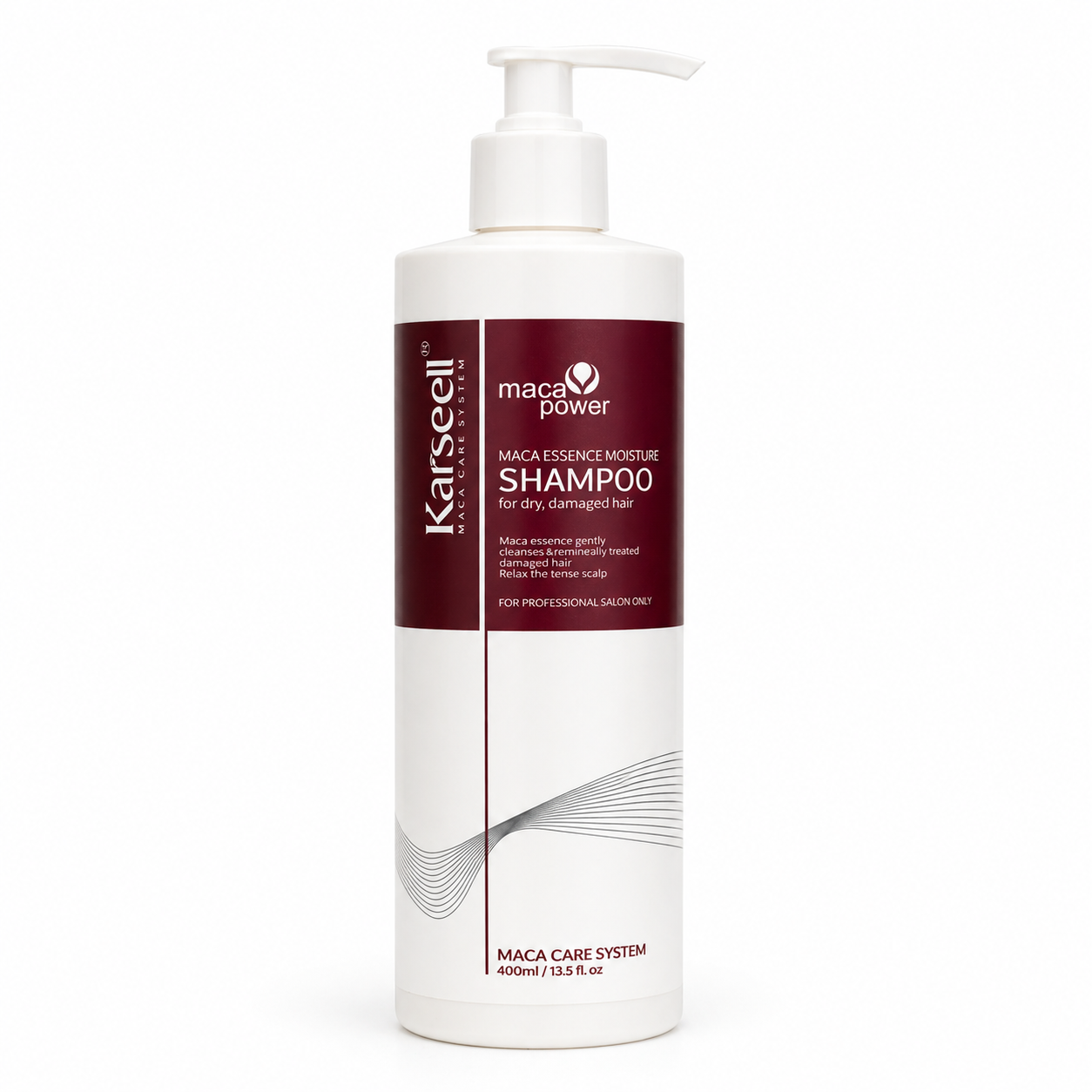 Karseell Maca Essence Moisture Shampoo for Dry & Damaged Hair - 400ml