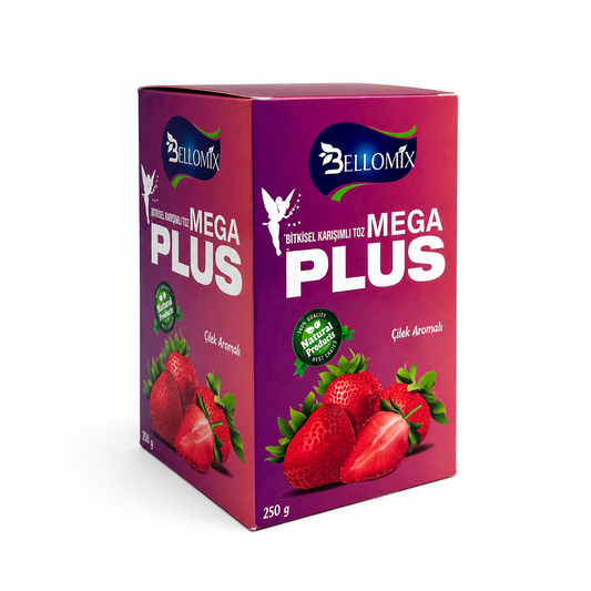 Bellomix Mega Plus Strawberry Herbal Powder