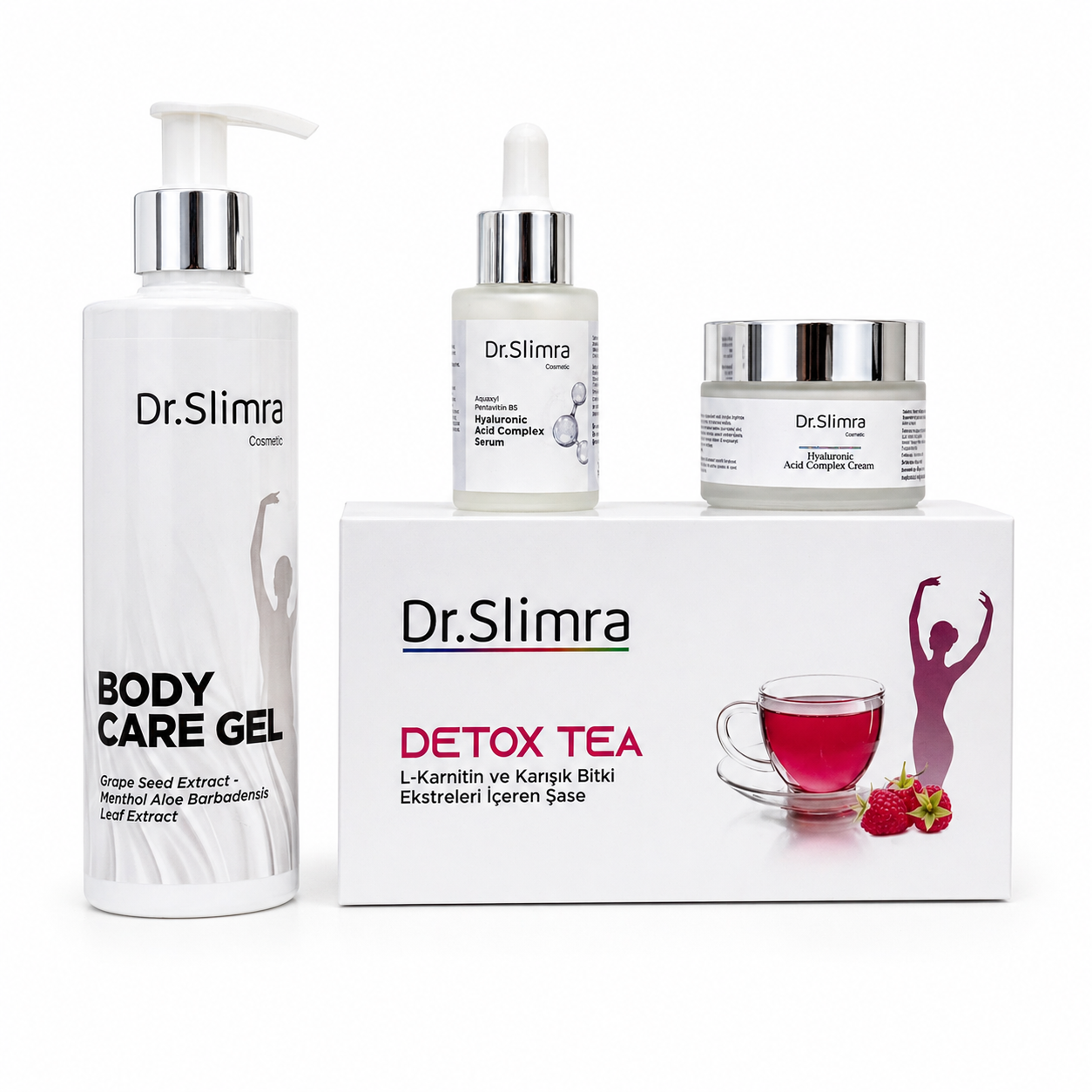 Dr. Slimra 4-in-1 Detox & Beauty Ritual Set (Body Firming, Skincare & Metabolic Support)