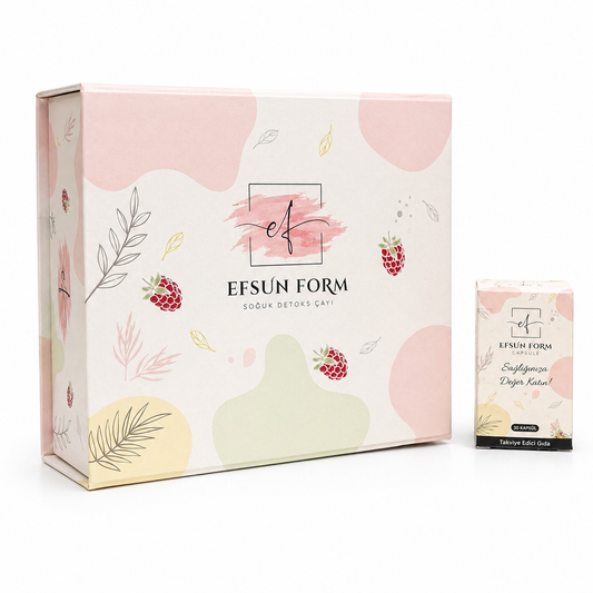 Efsun Form 3-Step Wellness Set (Detox Tea, Capsules & Firming Care Gel)