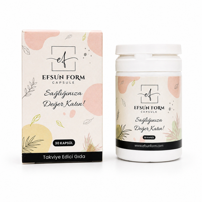 Efsun Form 3-Step Wellness Set (Detox Tea, Capsules & Firming Care Gel)