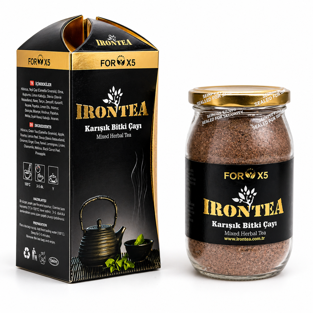 FORX5 IronTea Mixed Herbal Tea