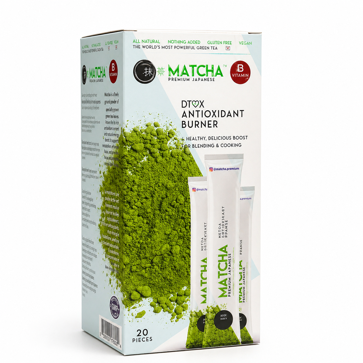 Matcha Premium Japanese Green Tea Detox Blend