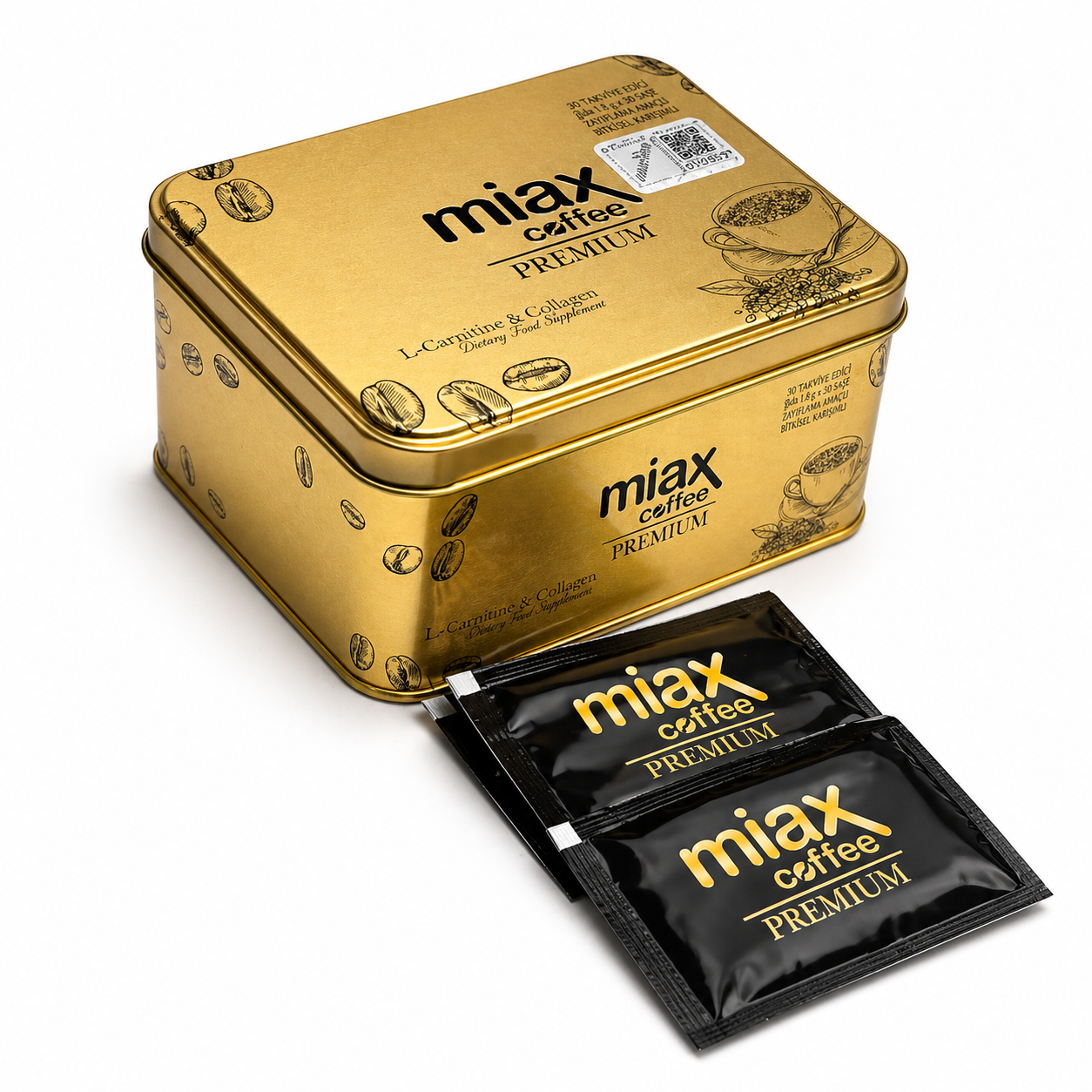 Miax Coffee Premium L-Carnitine & Collagen