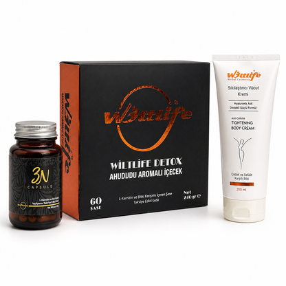 Wiltlife 3-in-1 Wellness Set (Detox Tea, 3N Capsules & Tightening Body Cream)