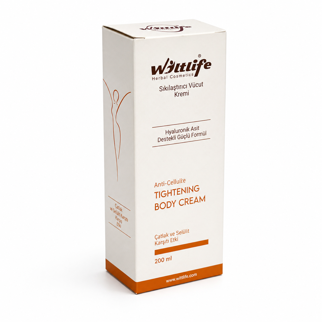 Wiltlife Tightening Body Cream – Anti-Cellulite & Anti-Stretch Formula (200ml)